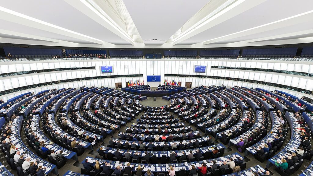 European Parliament in session