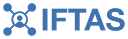 IFTAS logo with network-style blue icon and text
