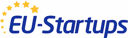 EU-Startups logo with blue typography and yellow stars
